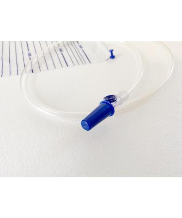 10pcs Box of Urine Drainage Bag 2000ml Capacity STERILE Overnight Urine Bags with Lever Tap Valve and 90cm Tube - Drainable Urinary Bags - Non-Latex Bedside Urinary Night Bags 2 l (Pack of 10) - Buy Online on GoSupps.com