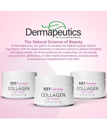 MD Selections Eye Lift Cream | Eye Cream for Dark Circles | Anti-Aging Collagen Eye Cream for Wrinkles Under Eyes Treatment for Men and Women 0.5 Fl Oz - Buy Online on GoSupps.com