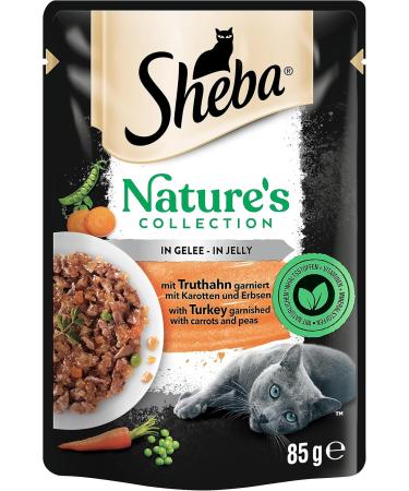 SHEBA Nature's Collection in Jelly - Premium Wet Cat Food with Turkey - 28 x 85g - International Shipping Available - Buy Online on GoSupps.com