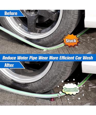 Bexdug Car Wheel Hose Guide Anti-Friction Washer Hose Protection for Garden Watering Prevent Pressure Washing Hose Stucking and Hose Snagging for Agriculture Car Washing Black - Buy Online on GoSupps.com