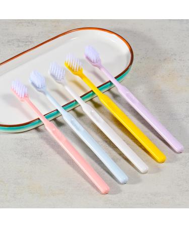 VIWIK 20-Pack Soft Bristle Toothbrushes for Adults - Ultra Clean Manual Toothbrushes Travel & Hotel Use Assorted Colors - Buy Online on GoSupps.com