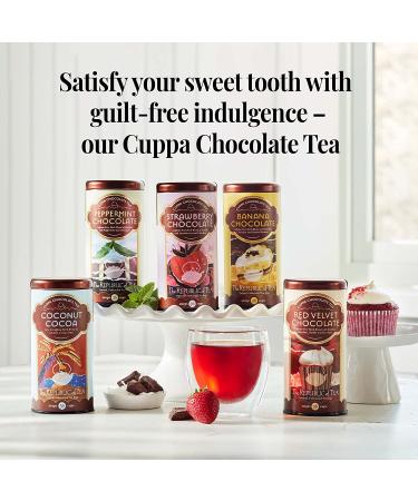 The Republic of Tea Peppermint Cuppa Chocolate Rooibos Tea 36 Bags | Dessert Blend with Peppermint | 36 Count Pack - Buy Online on GoSupps.com