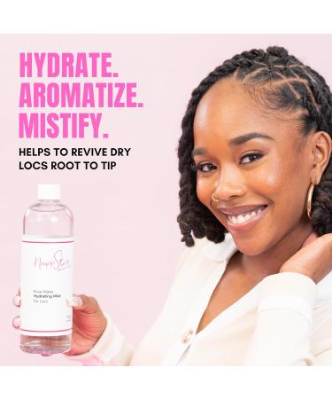 Nappstar Rose Water Hydrating Mist Moisturizing Spray for Dreadlocks Loc Care with Aloe Vera 16 Fl Oz 16 Fl Oz (Pack of 1) - Buy Online on GoSupps.com