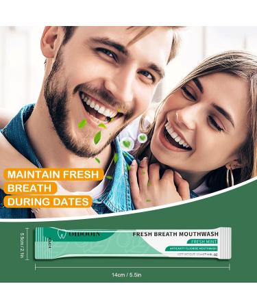 Travel Size Mouthwash - Individually Wrapped Mild Mint Fresh Breath (Pack of 20) | Perfect for Office & Dating Essentials - Buy Online on GoSupps.com