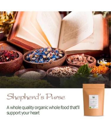 Shepherd's Purse Organic Tea - 100g Capsella Bursa Pastoris Herbal Tea for Natural Wellness - Buy Online on GoSupps.com