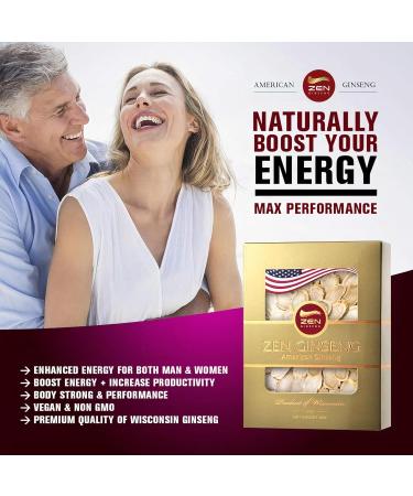 8 Boxes of American Wisconsin Ginseng Slice (4oz/Box) 32oz Total Performance & Mental Health for Men & Women - Buy Online on GoSupps.com