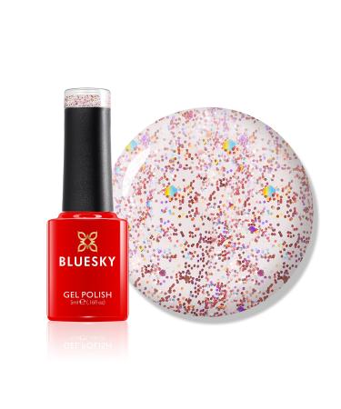 Bluesky Gel Nail Polish Martini Kiss Mini S17N Burgundy Red Long Lasting Chip Resistant 5ml (Requires Drying Under UV LED Lamp)