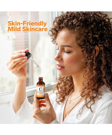 Vitamin C Facial Essence - Anti-Aging Serum & Eye Serum with Hyaluronic Acid & Vitamin E | Boost Radiance & Collagen | 1 Fl Oz - Buy Online on GoSupps.com