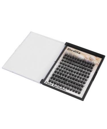 Dedila 120 Clusters Individual False Eyelashes - D Curl Handmade Dramatic Black Soft 5D Volume Eye Lashes Extensions - 14mm - Buy Online on GoSupps.com