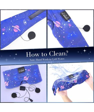 LC-dolida Bluetooth Sleep Mask - Silk Eye Mask with Headphones for Side Sleepers | Cooling Comfort & Sound Quality - Perfect for Men & Women - Buy Online on GoSupps.com
