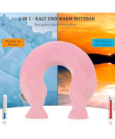 Kufl Neck Heat Bottle - PVC with Soft Fleece Cover Washable | Relief for Neck Back & Shoulder Pain through Heat Therapy - Buy Online on GoSupps.com