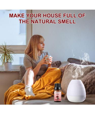 Sedbuwza 100% Pure Organic Rose Essential Oil for Aromatherapy - 0.33 Fl Oz (Pack of 1) - Ideal for Diffusers, Humidifiers, Soaps, Candles, and Perfumes - Buy Online on GoSupps.com