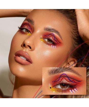 Waterproof Eyeliner - High Pigmented Colorful Mate Eyeliner - Girls Makeup Supplies for Stage Performance Gathering Halloween Dating Traveling - Buy Online on GoSupps.com