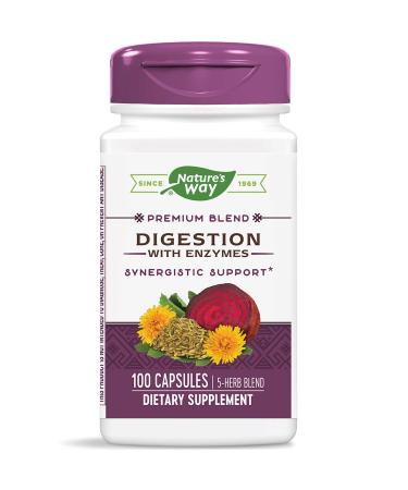Nature's Way Digestion with Enzymes 100 Capsules
