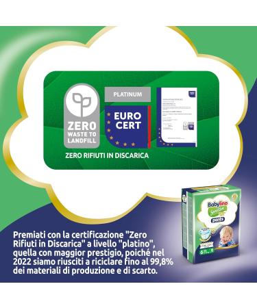Babylino Sensitive Cotton Soft Diapers Size 6 XL (13-18 kg) - 18 Pieces | Ultra-Soft Hypoallergenic & Eco-Friendly - Buy Online on GoSupps.com