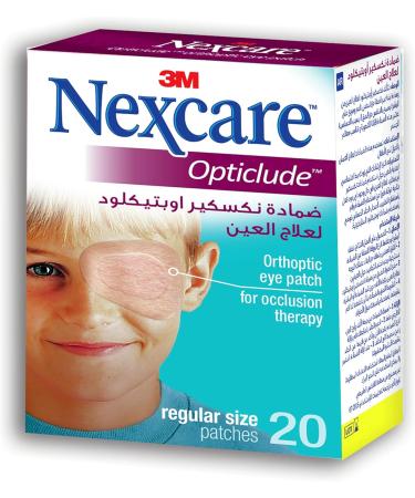Buy 3M Nexcare 1539 Regular Opticlude Orthoptic Eye Patch - 20 Pieces | Best International Shipping - Buy Online on GoSupps.com