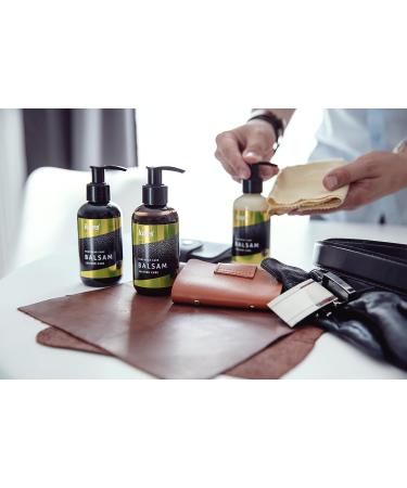 Kaps Conditioning Leather Balm with Beeswax and Natural Oils - Leather Care for Shoes, Bags, Accessories - Balsam Black - Buy Online on GoSupps.com