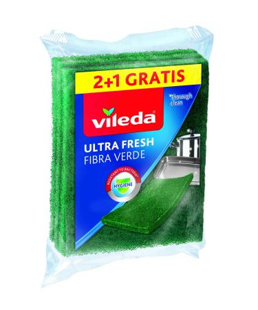 Vileda Ultra Fresh Foam Green Fiber Size 2+1