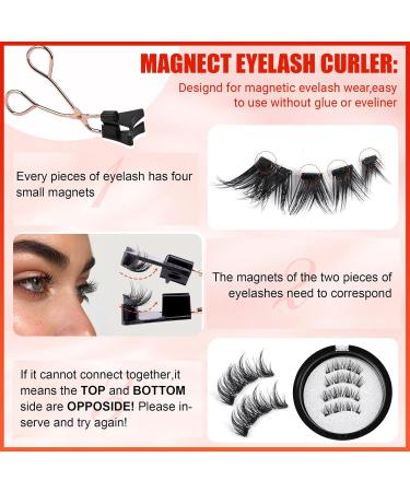 Eye Lashes Individual Brown Cluster Lashes Rita Lash Cluster Lashes Waterproof No Glue Required Reusable Magnetic Eyelashes with Clear Band Lashes - Buy Online on GoSupps.com