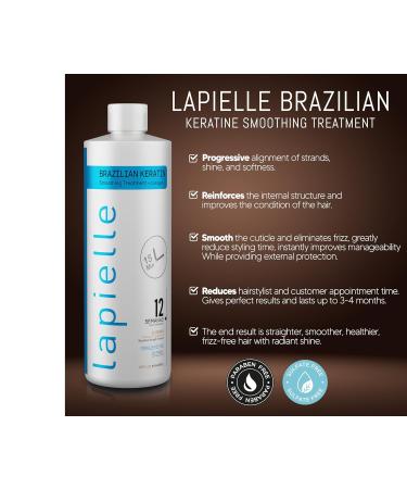 Brazilian Keratin Hair Straightening Treatment - Formaldehyde Free 16 oz - Moisturizes & Eliminates Frizz | Shop Internationally - Buy Online on GoSupps.com
