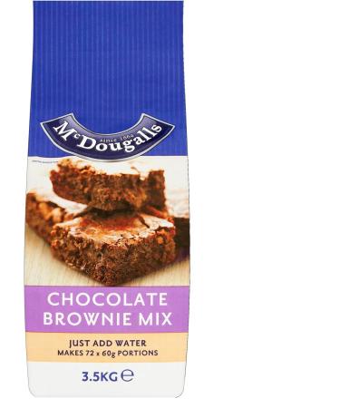 McDougalls Chocolate Brownie Dessert Mix 3.5 kg - Delicious and Easy to Make - Buy Online on GoSupps.com