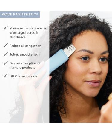 PMD Wave Pro - Professional-Grade Advanced Skin Spatula - Extract Infuse & Lift - SonicGlow Vibration Technology and EMS - Clear Pores Blackheads & Whiteheads - Buy Online on GoSupps.com