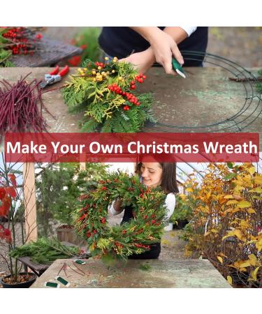 Zeanla 3 Pack Green Floral Wire 22 Gauge 118 Yards - Flexible Paddle Wire for Crafts, Christmas Wreaths, Garland, and Floral Arrangements - Buy Online on GoSupps.com