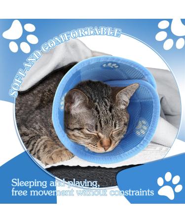 Halskrause Cat Protective Collar - Adjustable Soft Recovery Funnel for Cats | Post-Surgery & Injury Care (M) - Buy Online on GoSupps.com