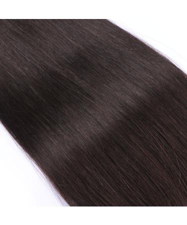 Premium #1B Black Brown 60cm Keratin Bond Hair Extensions - 50 Strands U-Tip 100% Remy Real Hair | Novon Hair Extensions - Buy Online on GoSupps.com