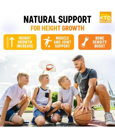 Height Growth Maximizer - Made in USA - Natural Height Increase Booster & Teen Vitamins - Pills to Grow Taller at Any Age - Bone Growth Supplement for Adults & Kids 60 Count (Pack of 1) - Buy Online on GoSupps.com