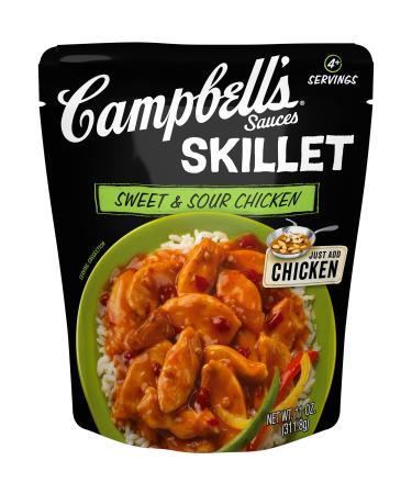 Campbell's Skillet Sauces, Sweet & Sour Chicken, 11 Oz (Pack of 6)