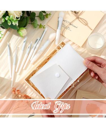 Buy Tioncy 12 Sets Travel Makeup Brush Set - Perfect Bridesmaid Gift & Wedding Favor - Synthetic Fibre Angled Blush Brushes - White - Buy Online on GoSupps.com
