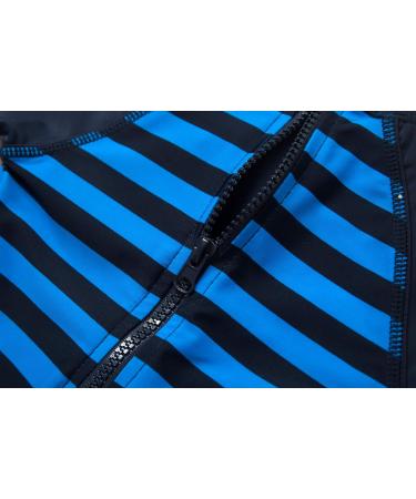BONVERANO Baby Boy One Piece Swimsuit | UV Protection 50+ | Blue-ash Fish Design | 3 Months - Buy Online on GoSupps.com