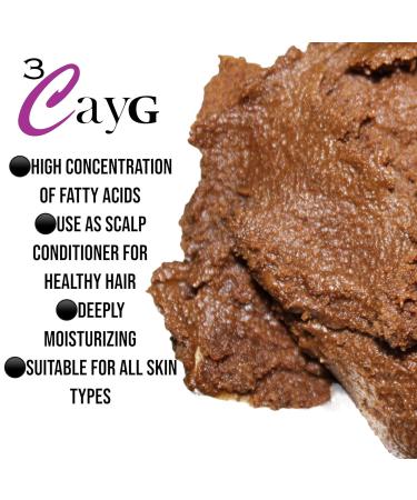Buy 3CayG 8oz Bacuri Butter - Raw Unrefined Skin & Hair Nourishment | International Shipping Available - Buy Online on GoSupps.com