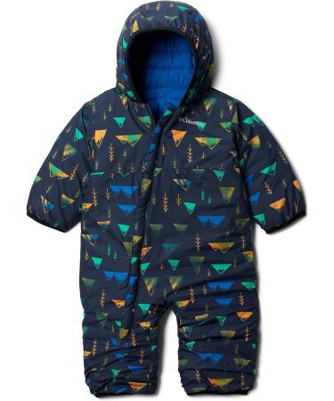 Columbia Kids Reversible Bunting Snowsuit Romper 6-12 | Navy & Indigo | Powder Lite Technology - Buy Online on GoSupps.com