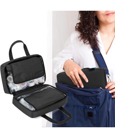 Trunab Small First Aid Kit Bag | Portable & Empty Emergency Trauma Bag for Car, Home, Camping, Hiking | Black - Bag Only - Buy Online on GoSupps.com