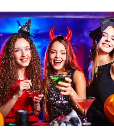 minkissy LED Devil Horns Headband Red Light up Hairband Luminous Demon Horns Head Boppers Carnival Costume Headwear for Kids Adults Cosplay Dress up Party Favors Supplies - Buy Online on GoSupps.com