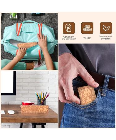 Wooden 7-Day Pill Organizer - Daily Travel-Friendly Medication Box | Safe Tracking for Weekly Meds (Beech - Buy Online on GoSupps.com