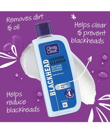 Clean & Clear Blackhead Clearing Oil-Free Cleanser 200ml CLNCLR02 200 ml (Pack of 1) - Buy Online on GoSupps.com