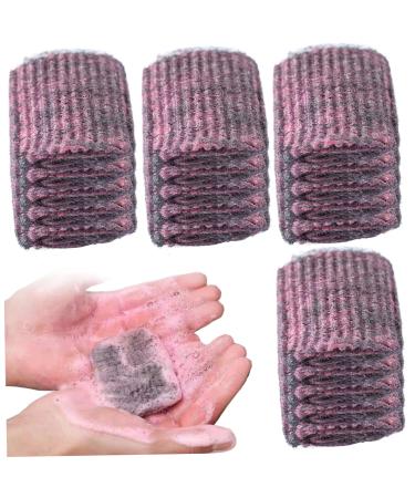 Steel Wool Scrubber 20Pcs Steel Wool Soap Pads Pre-Soaped Effective Clean Soap Pads Non Scratch Metal Scouring Pads Sponges Washing Up for Cleaning Pots Pans Ovens Tough Kitchen Grease