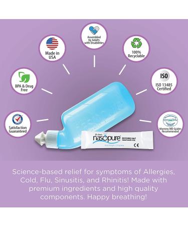 Nasopure Little Squirt Nasal Wash System - 1 Kit for Effective Nasal Relief - Buy Online on GoSupps.com