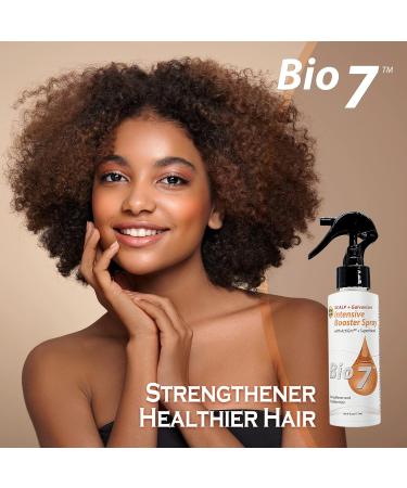 BIO7 Intensive Booster Spray | Fast Hair Growth & Nourishing Superfoods | 4 Fl Oz Therapeutic-Grade Herbal Formula for Thinning Hair & Breakage Prevention | By Natures - Buy Online on GoSupps.com