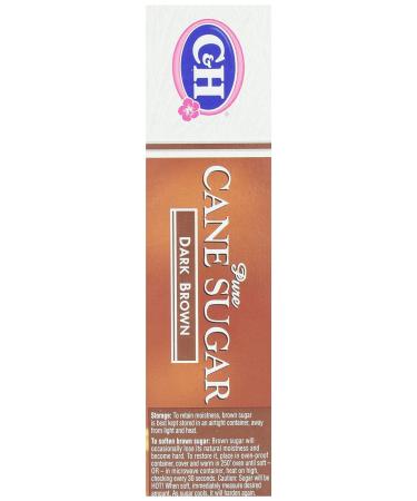 C&H Pure Cane Granulated Dark Brown Sugar 1 lb - Premium Quality - Buy Online on GoSupps.com