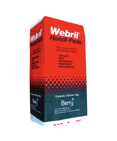 Webril Handi-pads 4x4 Bag White