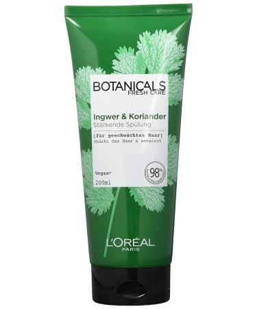 Vegan Botanical Strengthening Conditioner - Sulfate & Paraben-Free for Weakened Hair Ginger & Coriander 200 ml | Natural Cosmetics - Buy Online on GoSupps.com