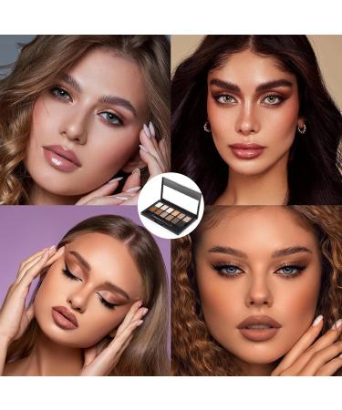  EONFAVE Smoky Nude Eyeshadow Palette 12 matte and shimmering brown eyeshadows waterproof and smudge-proof. - Buy Online on GoSupps.com