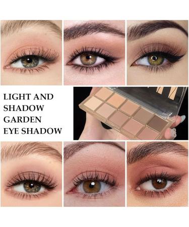 TESGADGETS 10 colors of matte harvest harvest palette makeup for rising women nude brown cacao taupes neutral matte cream smokey mini harsh palette contourup palettes - Buy Online on GoSupps.com