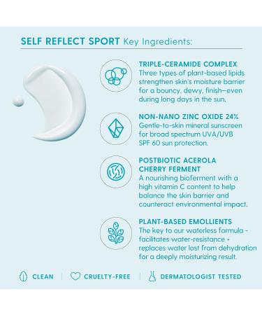 Kinship SPF Besties Bundle: Self Reflect Sport SPF 60 and Self Reflect SPF 32 - Zinc Oxide Mineral Sunscreen for Blemish-Prone Skin - Benzene-Free & Reef-Safe - Buy Online on GoSupps.com