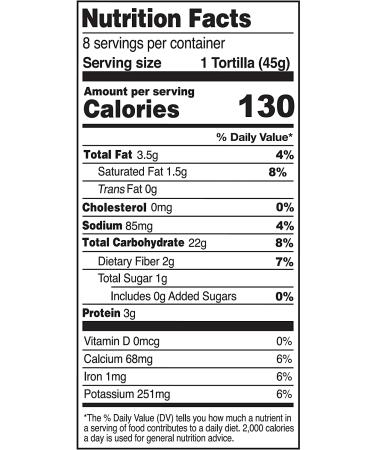 La Banderita Low Sodium Flour Tortillas - 8 Count 12.7oz (4 Pack Case) - Buy Online on GoSupps.com