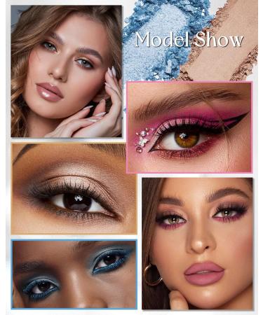 Lestpola Eyeshadow Palette 9 Colors Versatile Fine Powder Glitter Matte Eyeshadow Palette Natural Finish Long Lasting Water Resistant Highly Pigmented Eye Makeup Palette for Women 04 - Buy Online on GoSupps.com